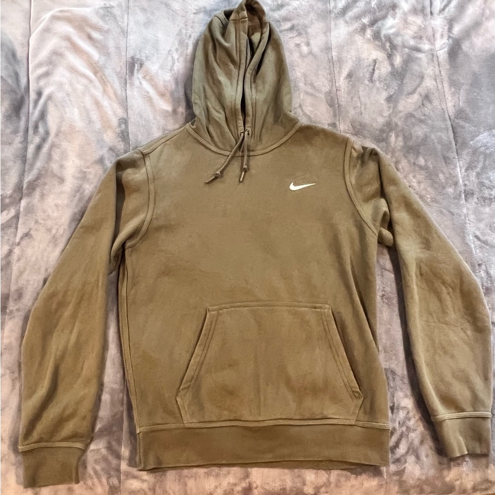 Green Nike hoodie, size small, like new